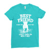 Best Friend Pitbull Ladies Fitted T-Shirt