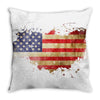 old american flag Throw Pillow