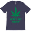 Support Liver Cancer Awareness With A Emerald Cannabis Leaf T-Shirt