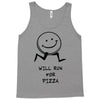 will run for pizza Tank Top