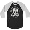 astronaut skull 3/4 Sleeve Shirt