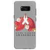 lung cancer awaneress Samsung Galaxy S8 Case