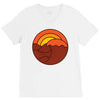 sunset circle V-Neck Tee