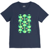 sad alien and daisy nineties grunge pattern V-Neck Tee