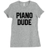 Piano Dude Ladies Fitted T-Shirt