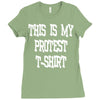 My First Protest T-Shirt Ladies Fitted T-Shirt