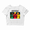 heathers girls black Crop Top