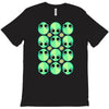 sad alien and daisy nineties grunge pattern T-Shirt