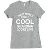 this is what a cool grandma looks like Ladies Fitted T-Shirt