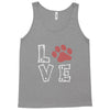love paw rhinestud Tank Top