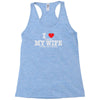 i love when my wife let me go fishing Racerback Tank