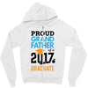 Class of 2017 Proud Grand Father Graduation Zipper Hoodie