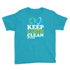 keep earth clean it's not uranus kawaii planets Youth Tee
