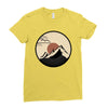 vinly record Ladies Fitted T-Shirt
