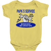 papa s service Baby Onesie