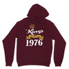 kings are born in 1976 Unisex Hoodie