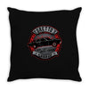 toretto's garage Throw Pillow