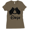 mickey mouse sexy dope Ladies Fitted T-Shirt