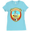 dogs bollocks beer label ideal birthday present or gift Ladies Fitted T-Shirt