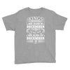 Real Kings Are Born On December 30 Youth Tee