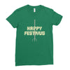 happy festivus Ladies Fitted T-Shirt