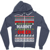 santa only comes once a year nanny is always here to cheer Zipper Hoodie