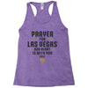 Prayer for Las Vegas, Our Heart Is With You 2017 Racerback Tank