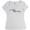 i can &amp; i will Women's Triblend Scoop T-shirt