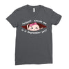 September Peeking Out Asian Baby Girl Ladies Fitted T-Shirt