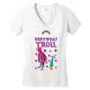 birthday troll Women's V-Neck T-Shirt