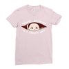 January Peeking Out Asian Baby Boy Ladies Fitted T-Shirt