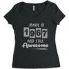 made in 1967 and still awesome Women's Triblend Scoop T-shirt