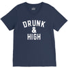 Drunk And High V-Neck Tee