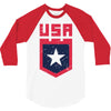 land of the free 3/4 Sleeve Shirt