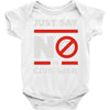 say no to civil war Baby Onesie