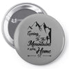 Going To The Mountains Is Going Home Pin-back button