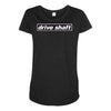 drive shaft Maternity Scoop Neck T-shirt