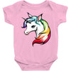 rainbow unicorn Baby Onesie