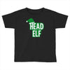 christmas head elf Toddler T-shirt