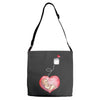 Mom and Baby are Connected to the Heart Adjustable Strap Totes