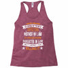 Super Cool Mother In Law Of A Freaking Awesome Daughter Racerback Tank