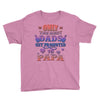 only the best dads get promoted to papa Youth Tee