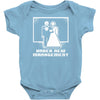 pixel wedding under new management Baby Onesie