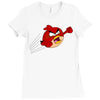 now with fists Ladies Fitted T-Shirt