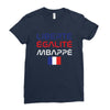 Librate Egalite Mbappe France Ladies Fitted T-Shirt