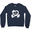 heart walking Crewneck Sweatshirt