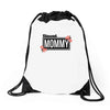 blessed mommy  flower Drawstring Bags