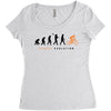 strava evolution Women's Triblend Scoop T-shirt