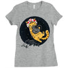 rebel cattack Ladies Fitted T-Shirt
