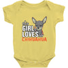 This Girl Loves Her Chihuahua Baby Onesie